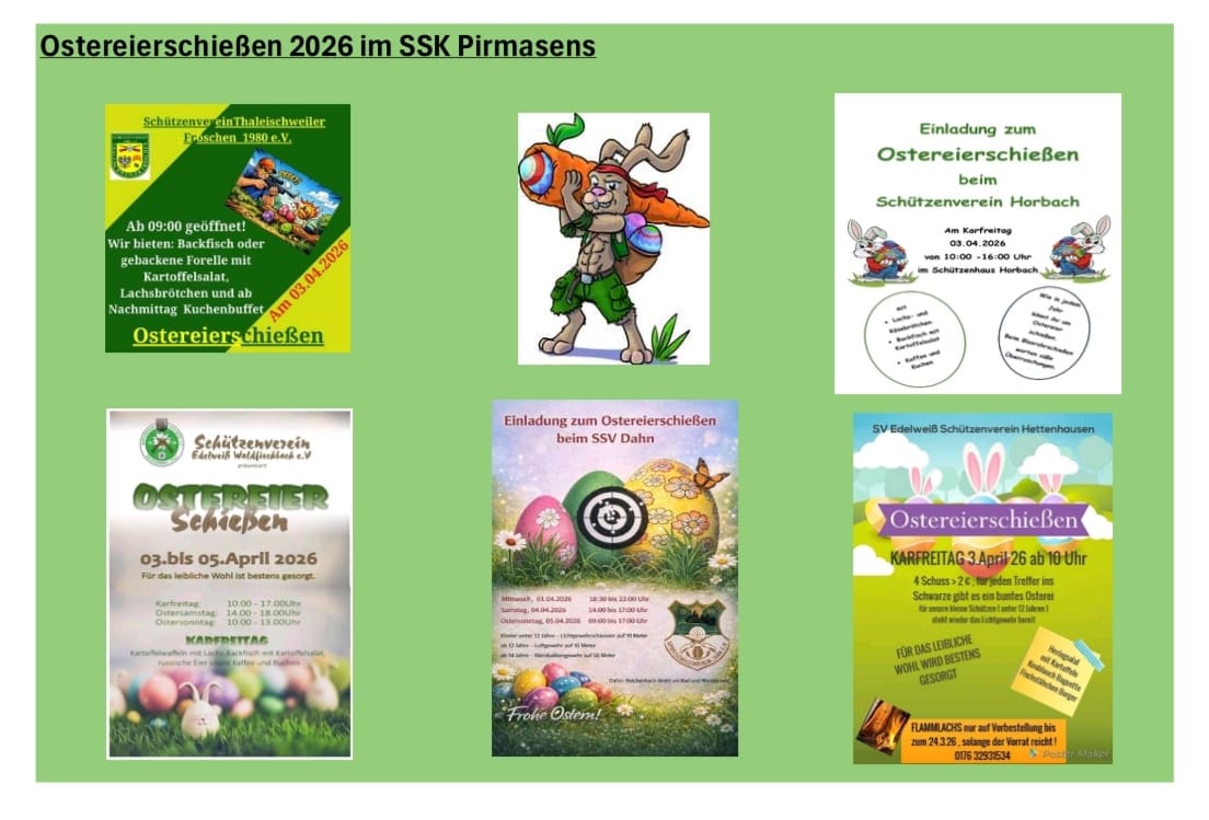 Ostereierschießen 2026